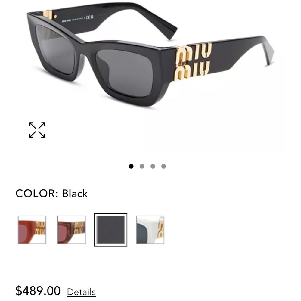 Miu Miu Pink Glasses Accessories